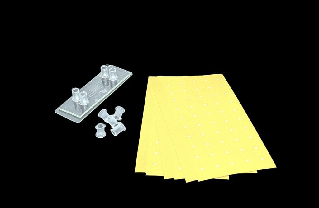 Eden tech microfluidics luer lock connector - pale zoomed