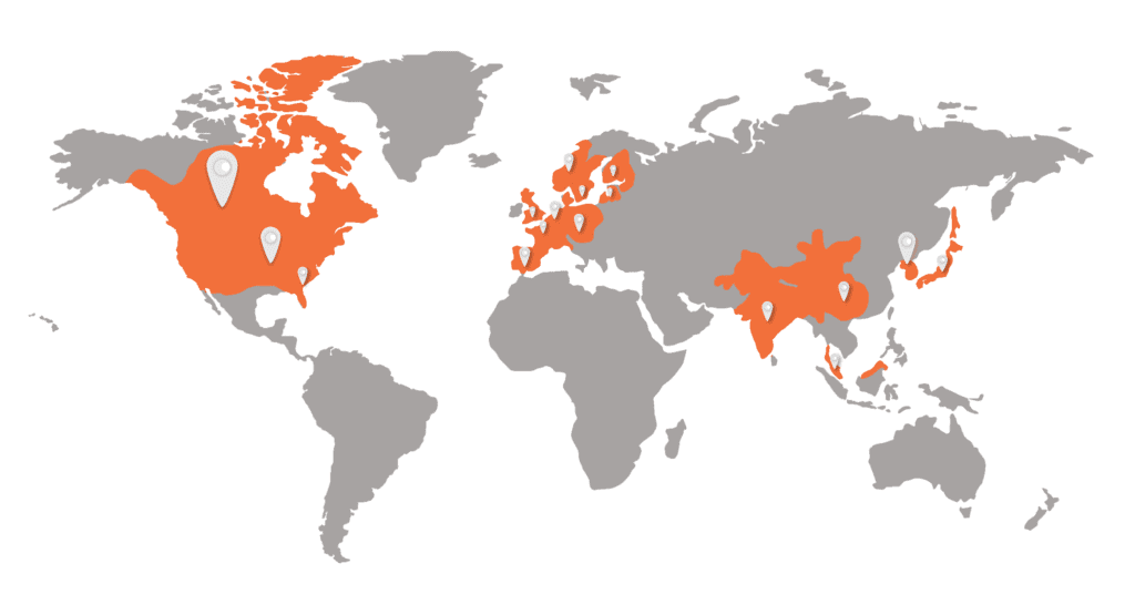 World Map - Eden Tech