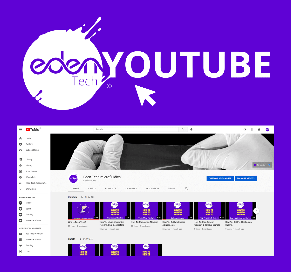Eden Tech youtube channel