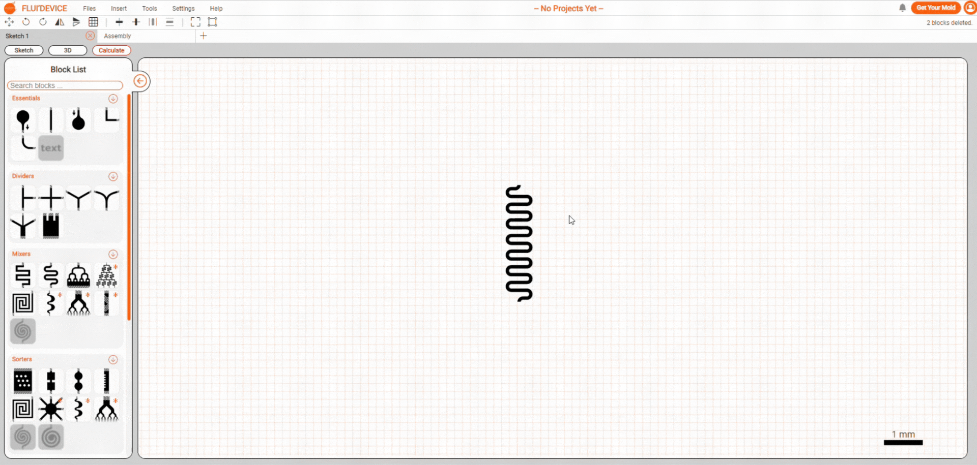 Microfluidic device design