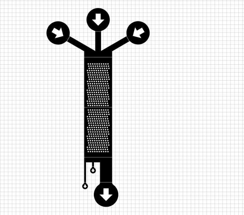 DLD microfluidic design